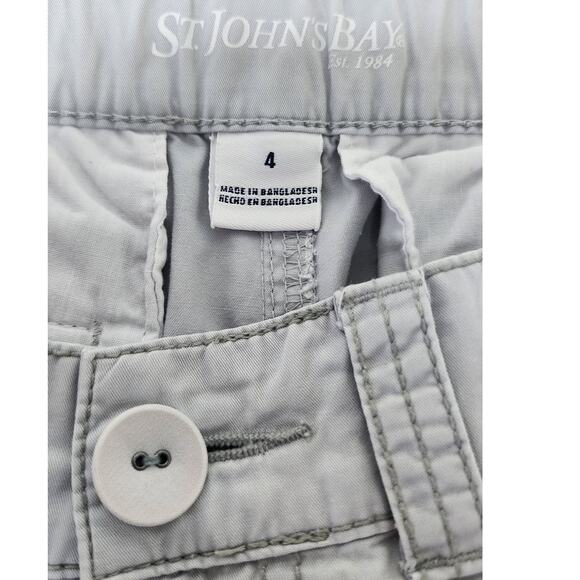 ST. Johns Bay Light Blue Graysish Capri/Cargo Pants  Women's Size 4 - Picture 11 of 11